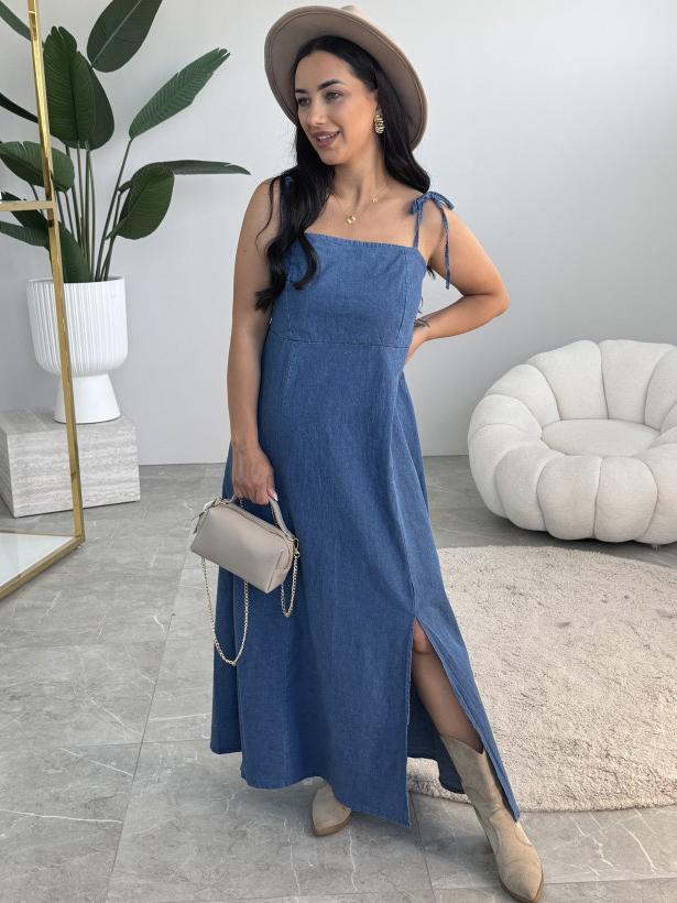 SUKIENKA 9614 MAXI JEANS TOTAL SALE 