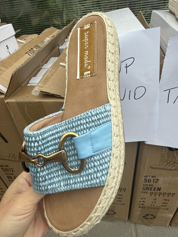 Tanio 5 laczek błękitny wiklina ozdoba Super Modę 5612 jeans