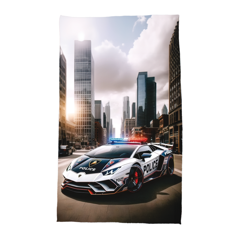 Ręcznik 140cm x 75cm z wzorem Policja