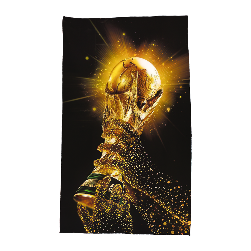 Ręcznik 140cm x 75cm z wzorem puchar