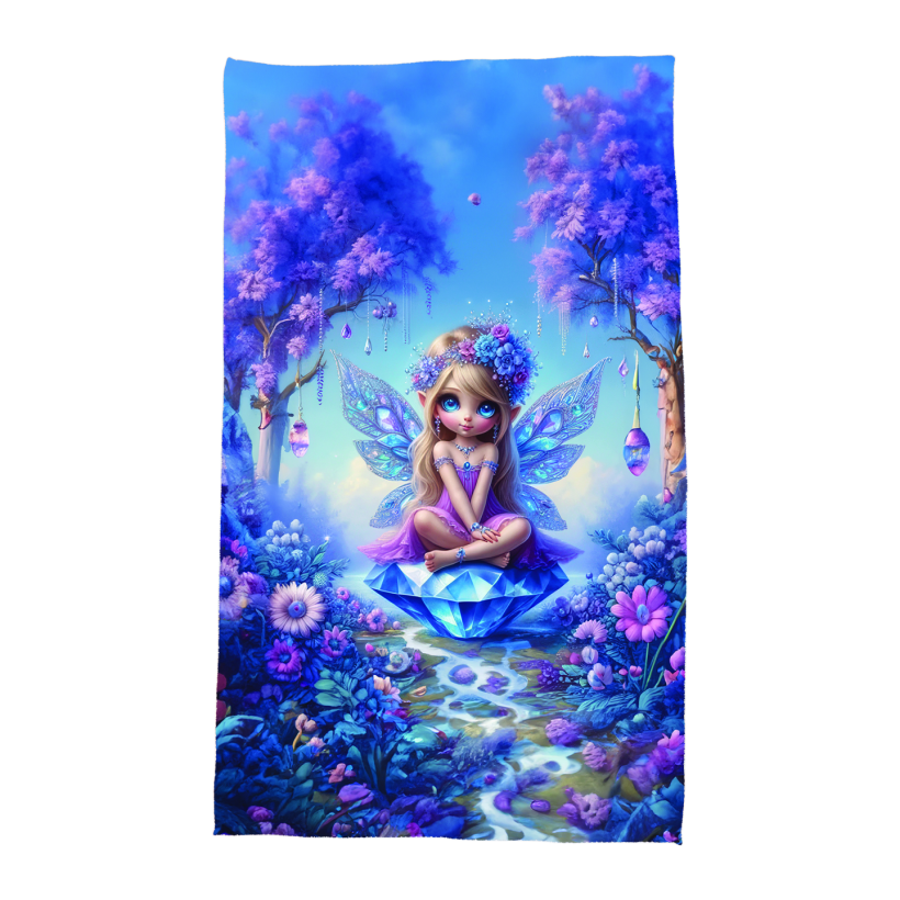 Ręcznik 140cm x 75cm z wzorem wróżka diament