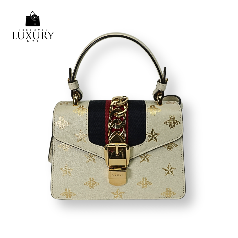 GUCCI Sylvie Bee Star Mini Bag