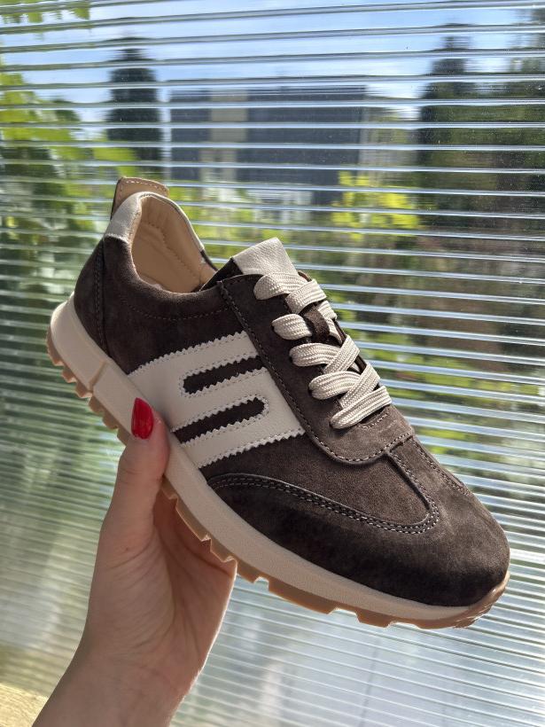 GEL 6 półbut gelteo m-036 Brown brązowy adik zamszowy