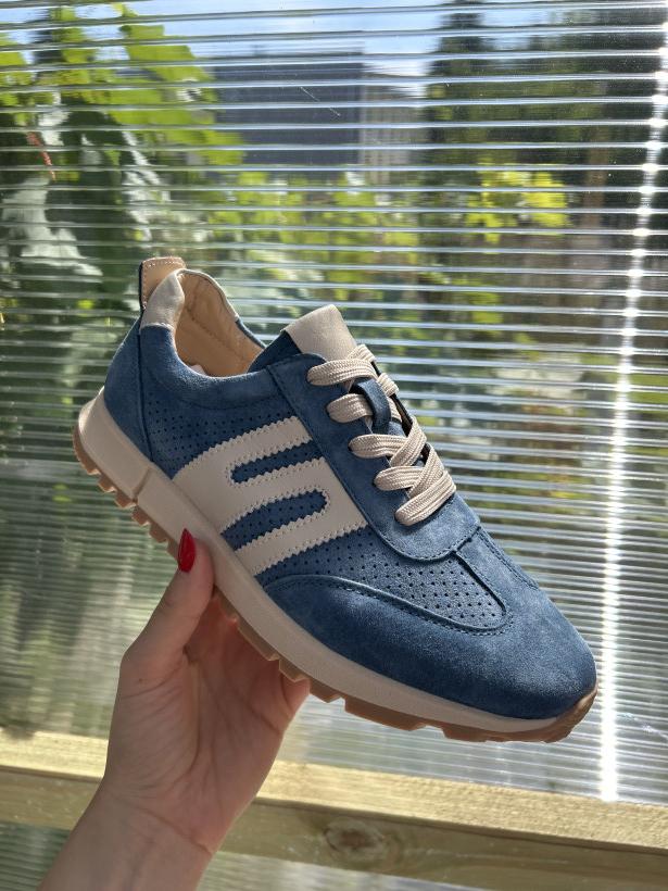 GEL 8 półbut gelteo m-036 l.blue niebieski adik zamszowy