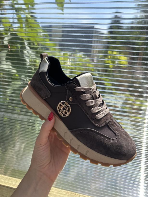 GEL 11 półbut gelteo m-035 coffee czekoladowy adik z złotym kołem 