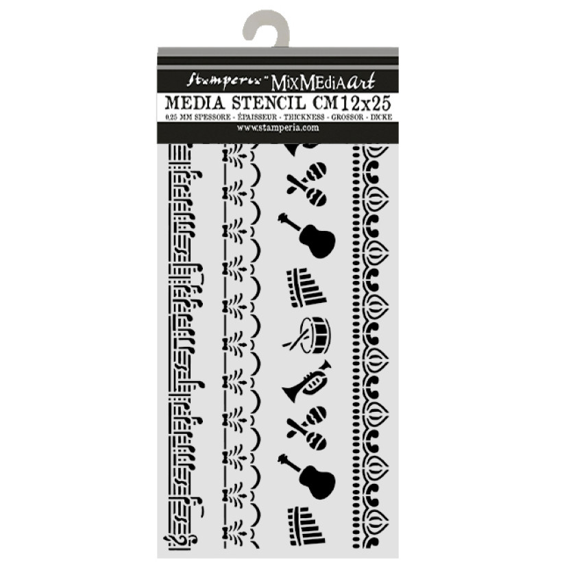 STENCIL SYMPHONY 12X25 BORDURE - 165