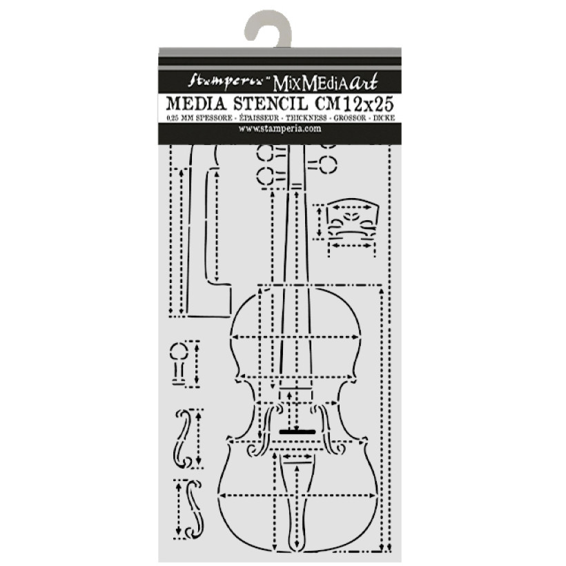 STENCIL SYMPHONY 12X25 SEZIONE VIOLINO - 166