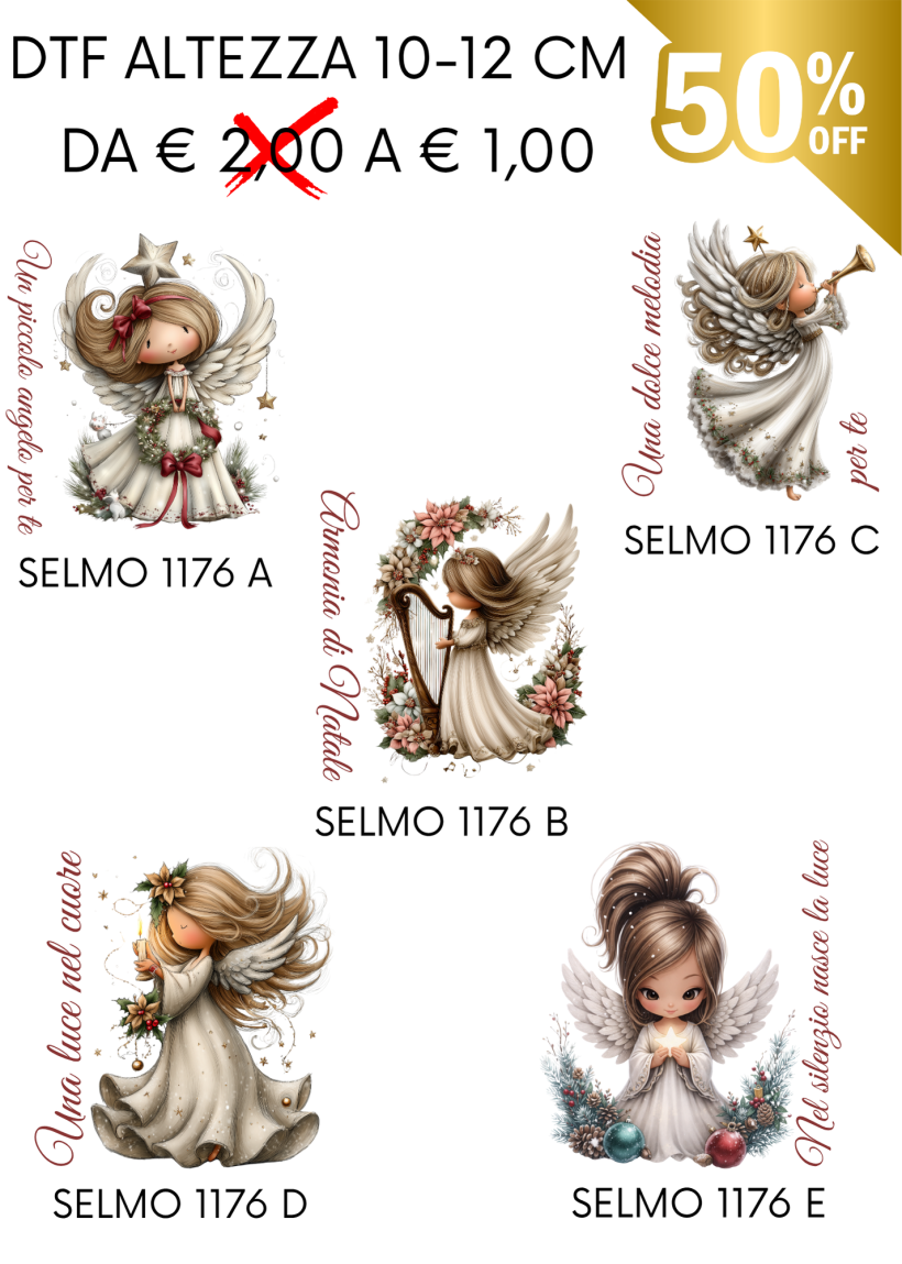 PROMO DTF ANGELI 10 - 12 CM