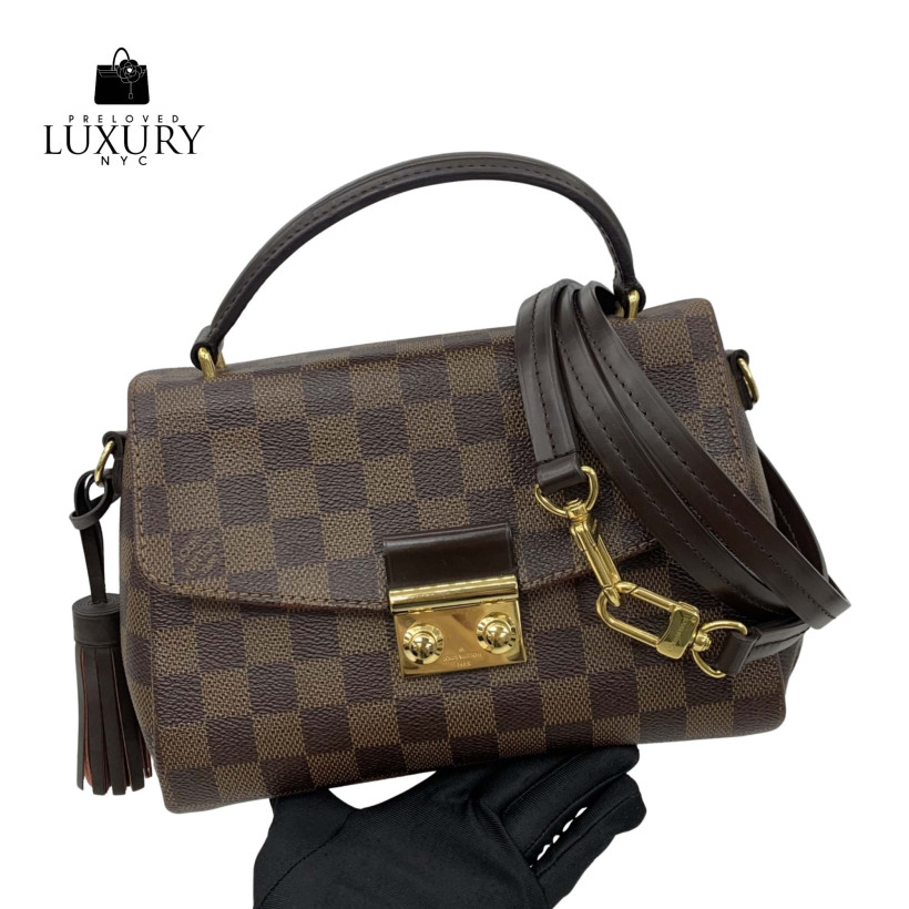 LOUIS VUITTON Damier N53000 Croisette 2Way Bag