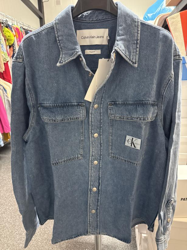 Koszula Jeansowa CK regular fit(ciemny jeans)