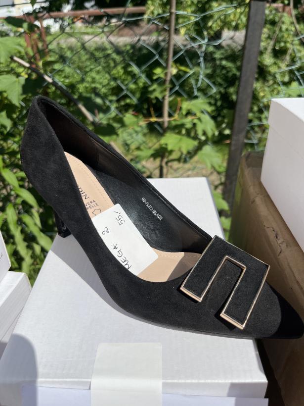MEGA 2 goodin szpila zamsz czarna C GD-FL373 black 