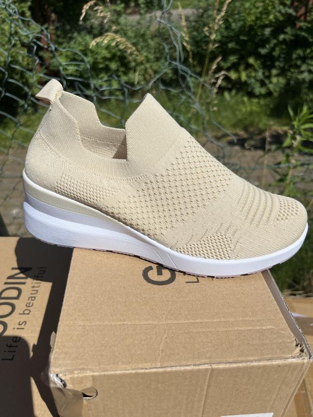 MEGA 14 goodin adidas wsuwany skarpeta bez TF-37 beige 