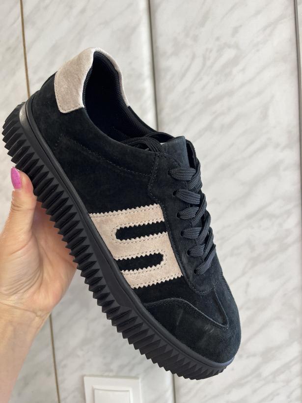 Plus 6 adidas samba czarna karbowana podeszwa Enplus FL992-2 Black