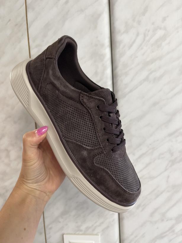 Plus 9 adidas samba ciemny brąz dziurkowana Enplus FL987-1 coffee