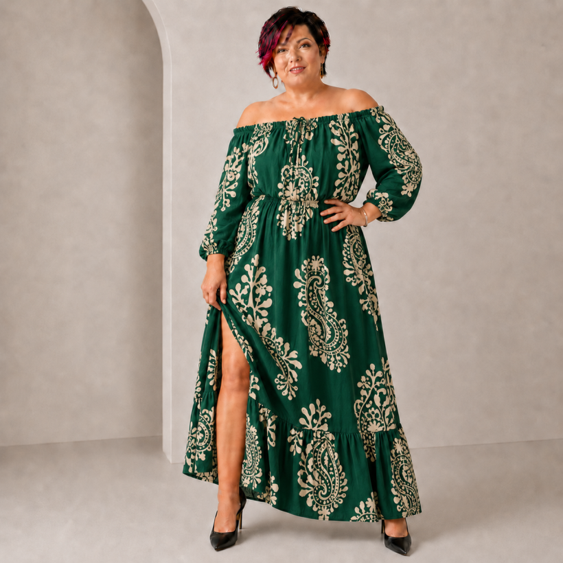Letnia sukienka hiszpanka plus size 100% wiskoza