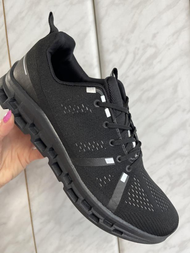 Męski 1 adidas czarny męski siatkowany Haidra BJ001 Black