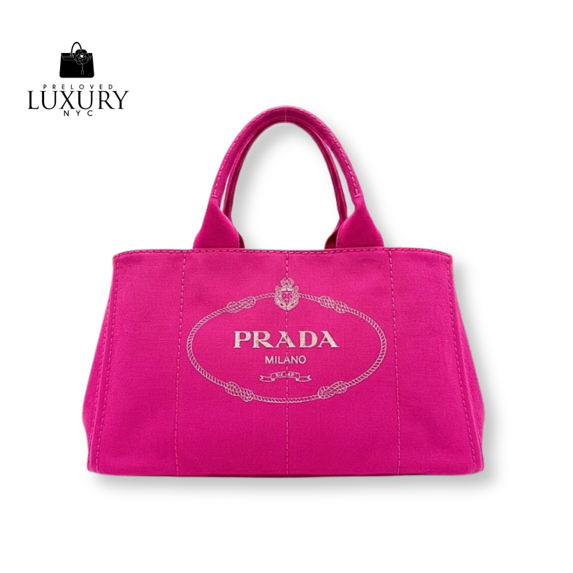 PRADA Canapa L Tote Bag