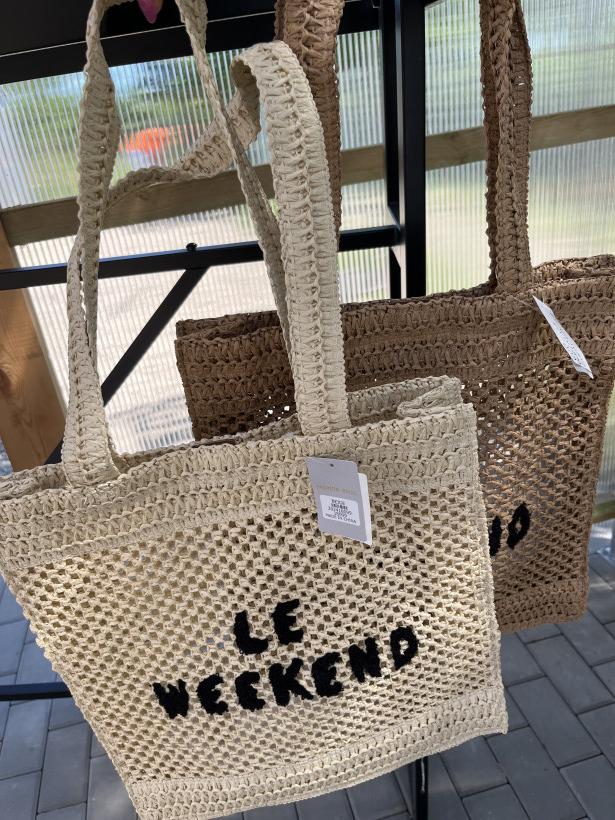 Pleciona duża torba le weekend