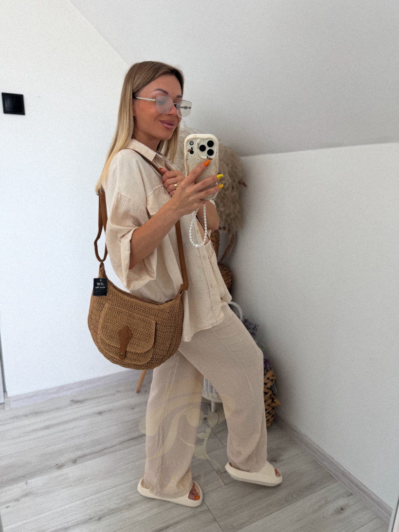 Torebka boho brąz B522