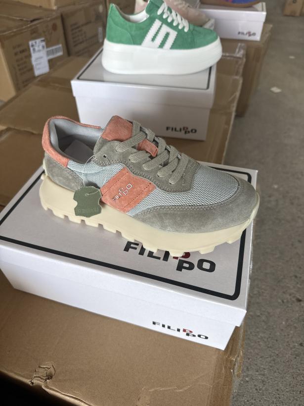 Filip 43 filippo adidas szary z różowym paskiem DP7561/26 blue orange 