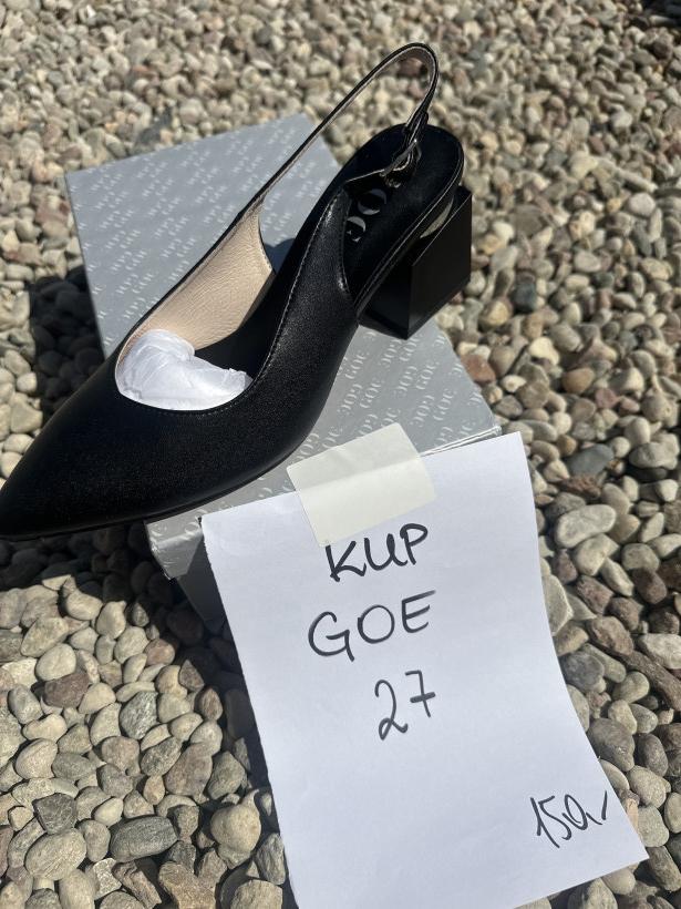 GOE 27 rr2n4226 czarny szpic na klocku odkryta pięta