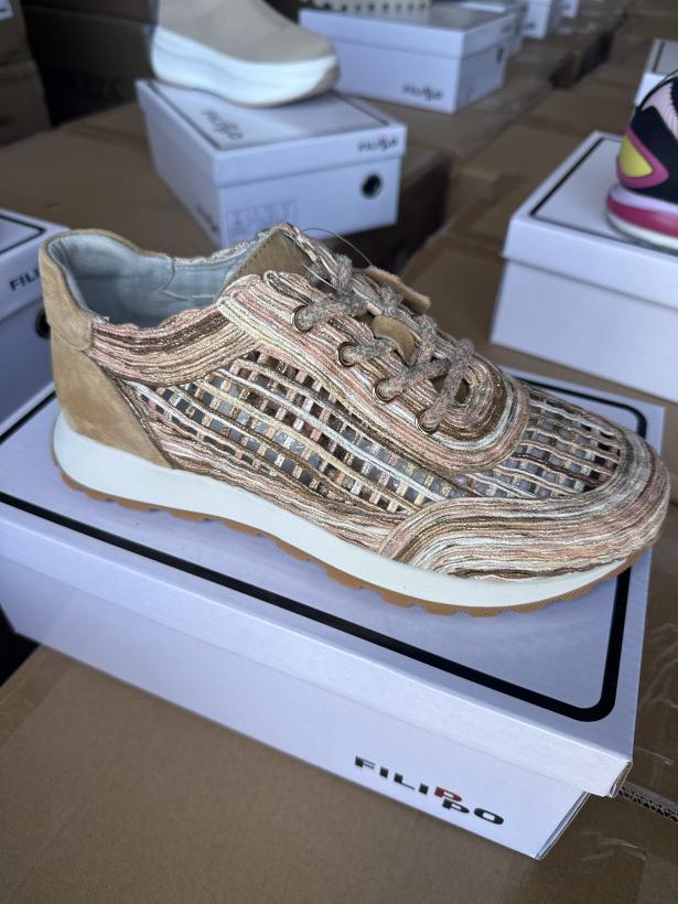 Filip 57 filippo adidas siatkowany wiklina złoto beżowy DP7720/26 beige 