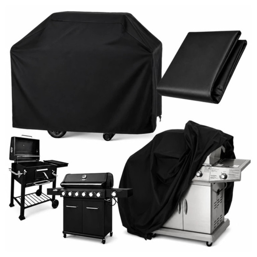 Pokrowiec plandeka na grila wodoodporny duży osłona na grill 145x117x61cm