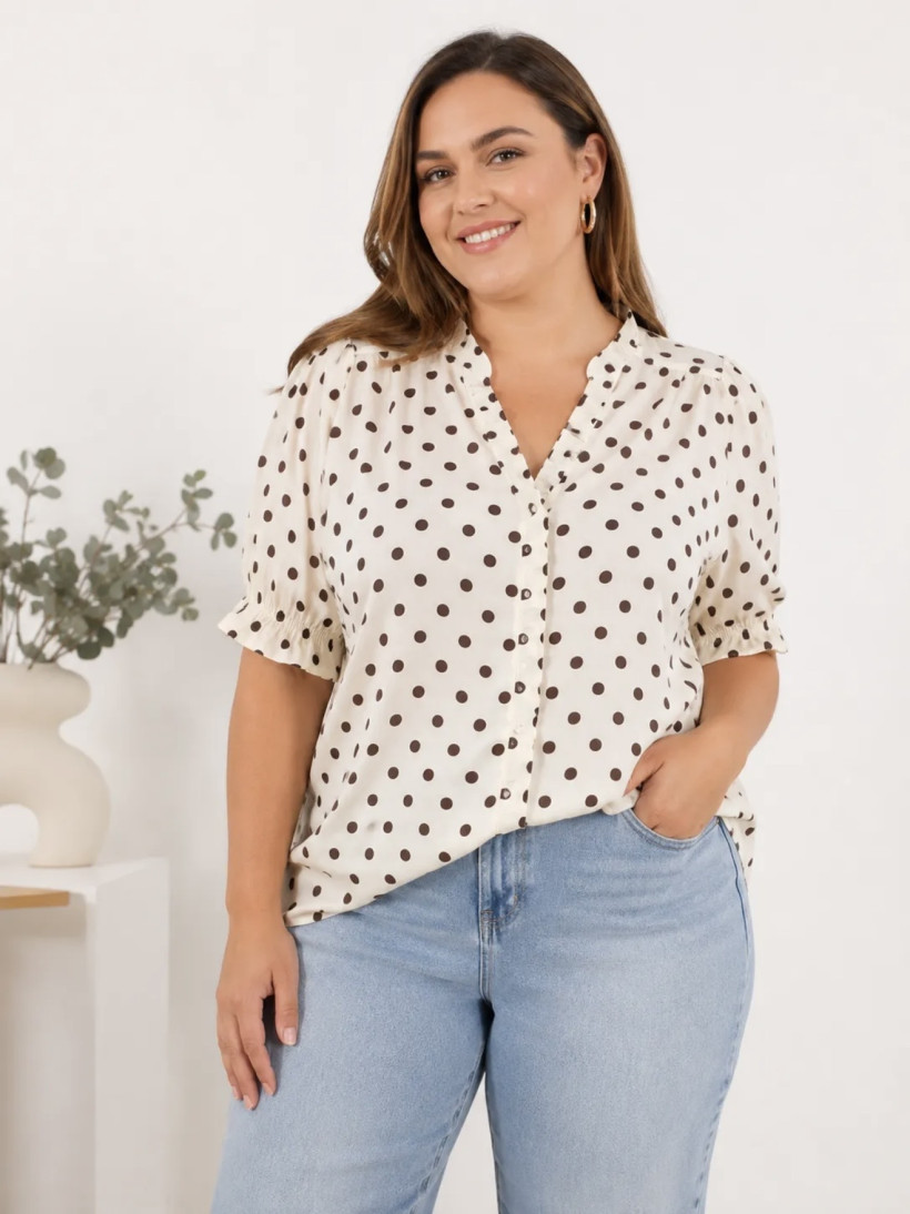 chemise a pois 