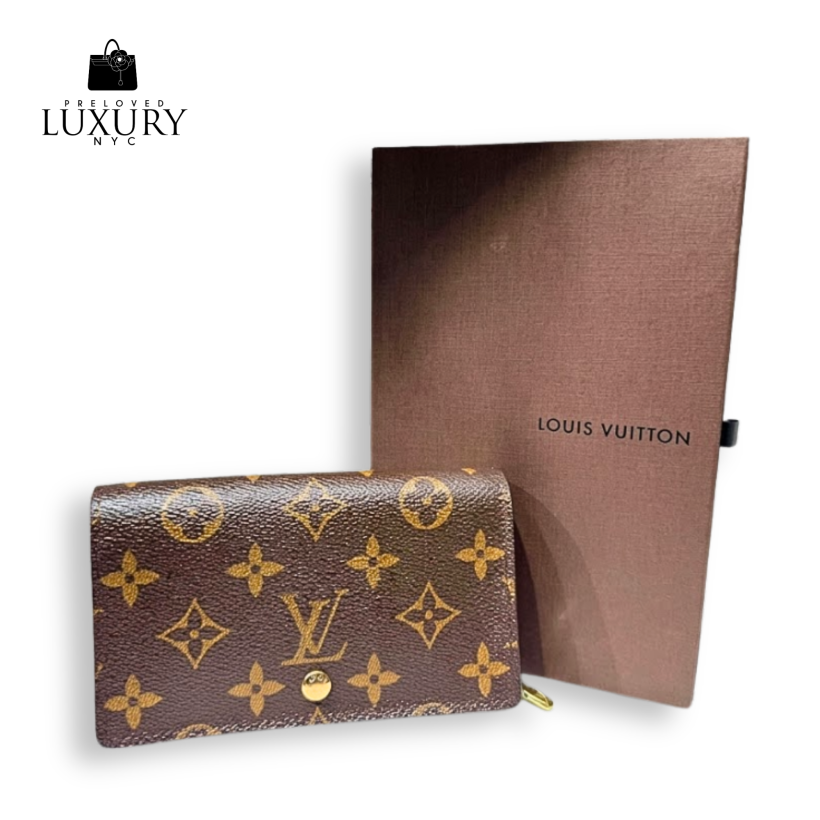 LOUIS VUITTON Portemonnaie Bi-Fold Trésor L-Shaped Zip Wallet