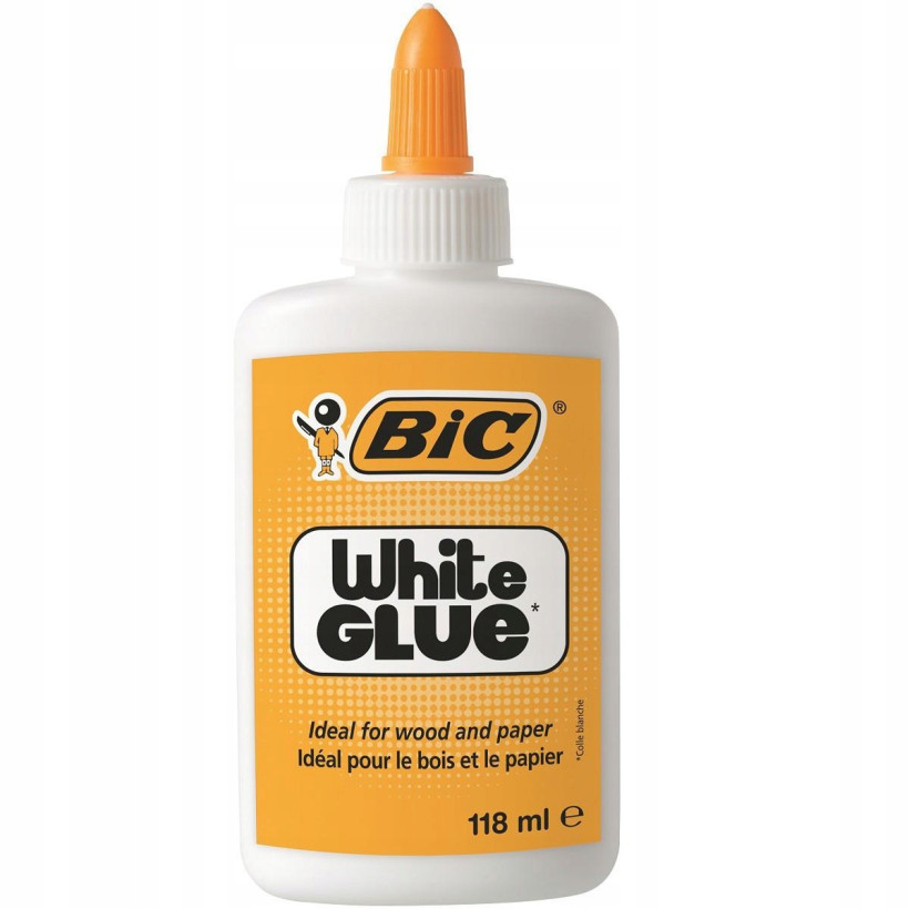 ✅ Klej Uniwersalny BIC White Glue 118 ml .