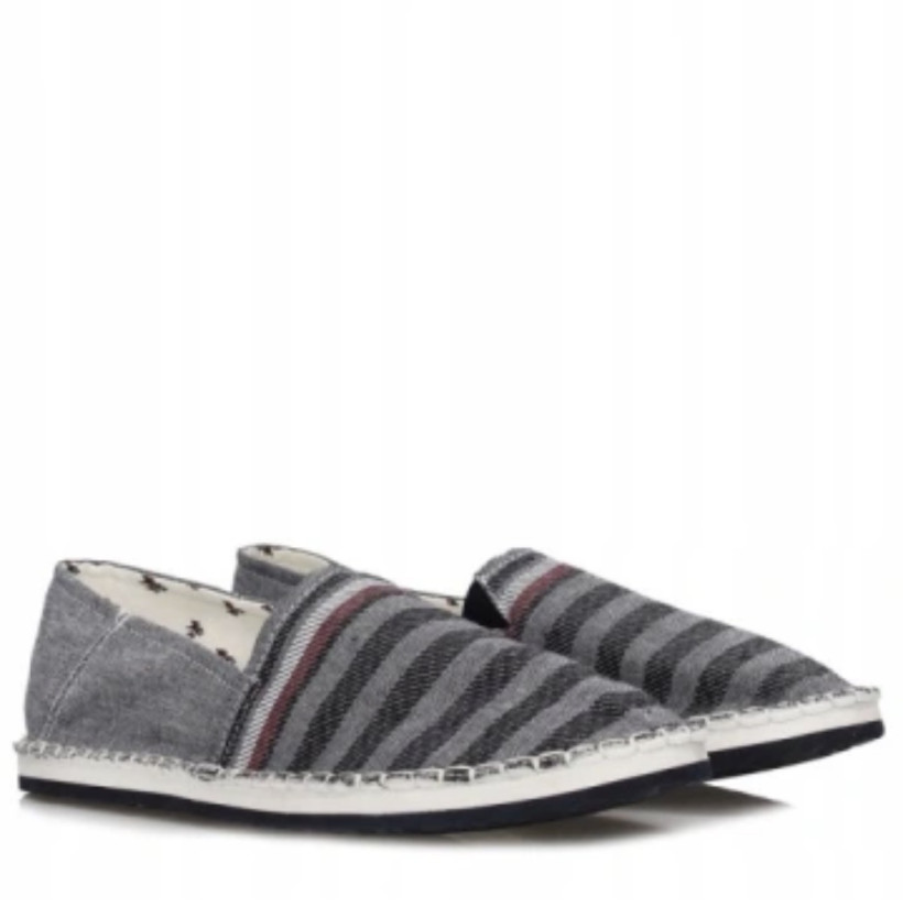 Espadryle męskie Tommy Hilfiger SZARY GRANATOWY