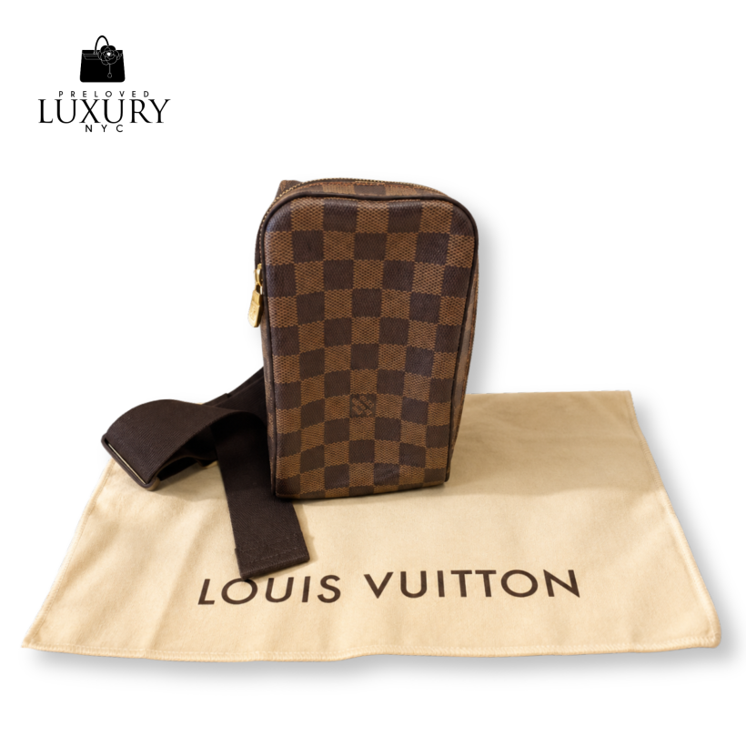 LOUIS VUITTON Damier Ebene Geronimo Shoulder Bag