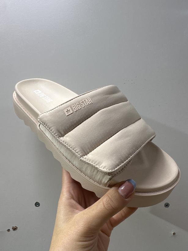 GWIAZDA 59 klapek big star nn274773 beżowy klapek piankowy