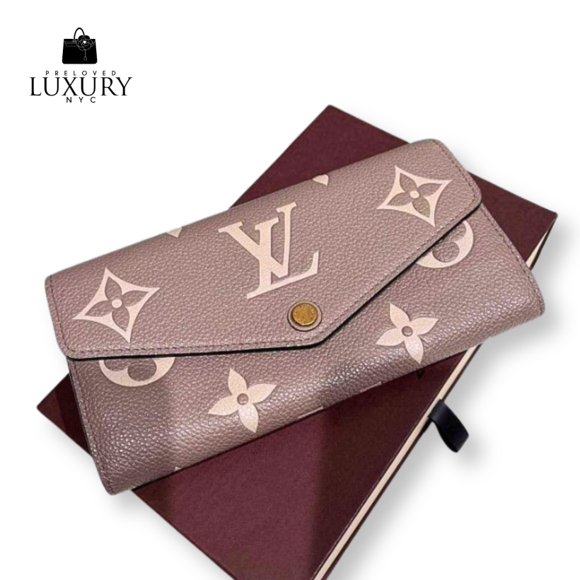 LOUIS VUITTON Portefeuille Sarah Tourterelle (M81049)