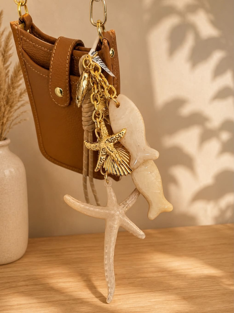porte clé/sac mer 