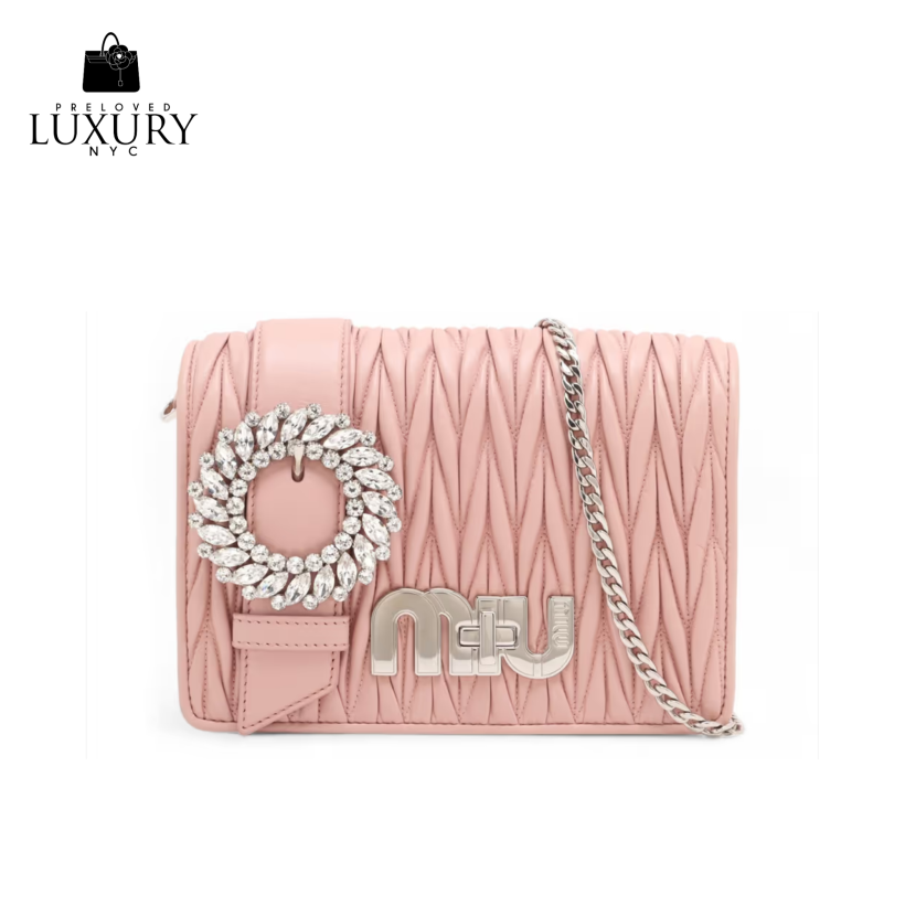 MIU MIU Matelassé Shoulder Bag