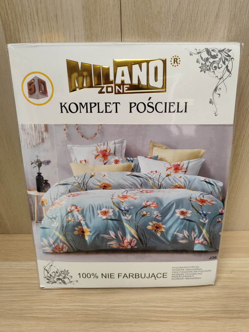43392 Komplet pościeli J36 160x200 z prześcieradłem