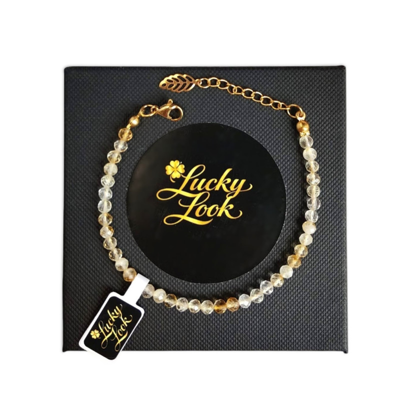 Lucky Look Bransoletka Cytryn B7364