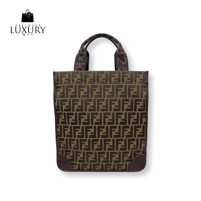 FENDI Zucca Canvas Tote