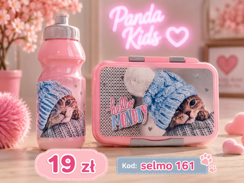 Zestaw śniadaniowy kotek