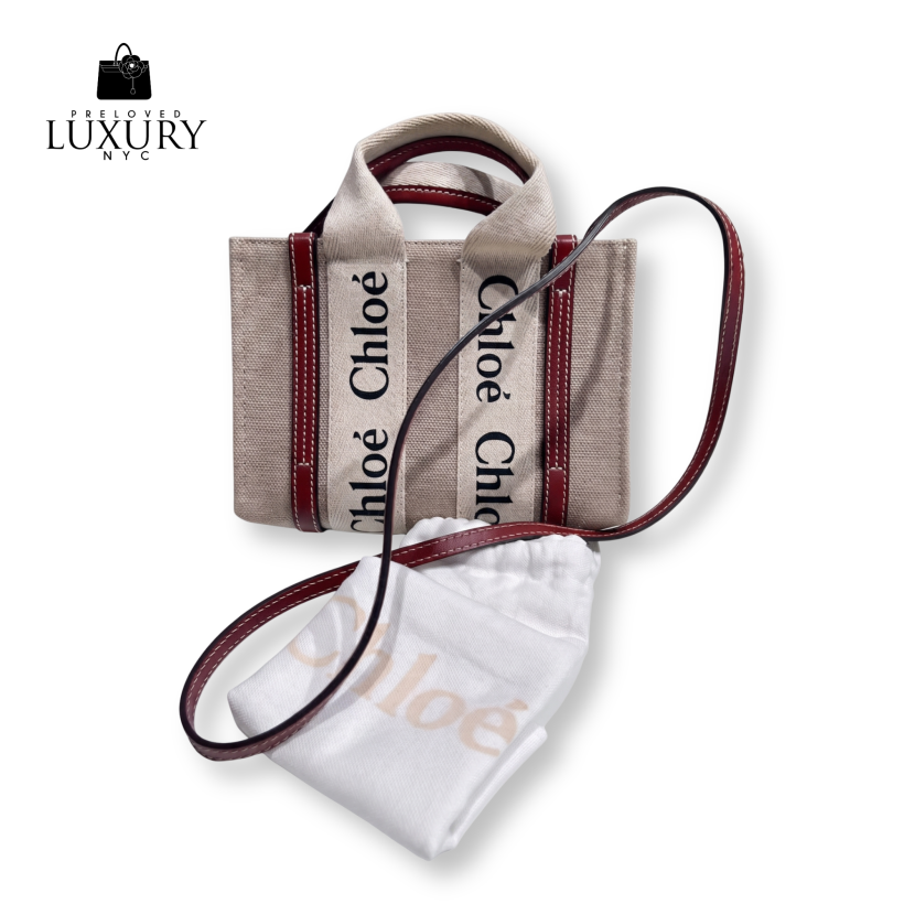 CHLOE Woody Mini Tote Bag