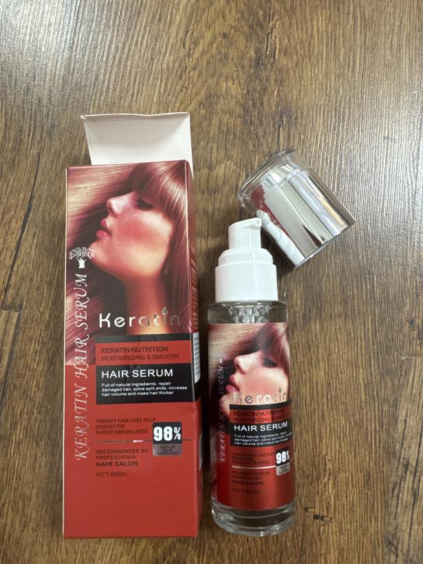 Serum do włosów Keratin na zniszczone koncówki