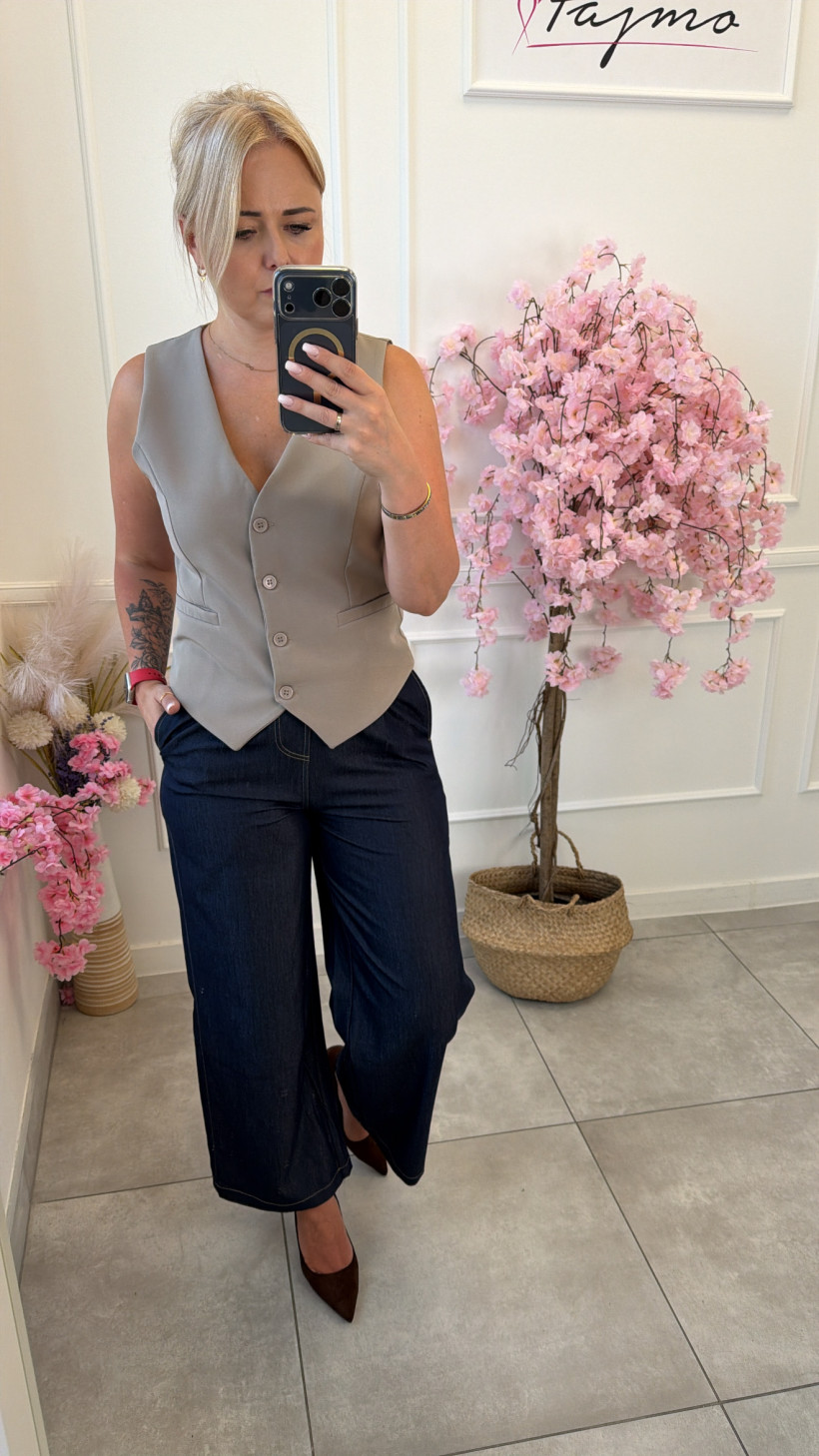 Spodnie wide leg 15228