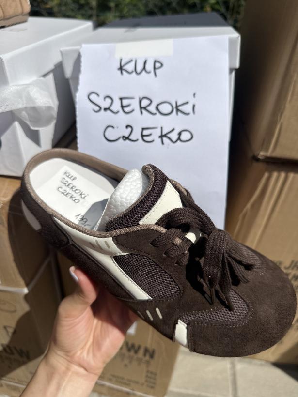 SZEROKI CZEKO adik siwiecki kt08 brown brązowy adik obniżowa pięta barefoot