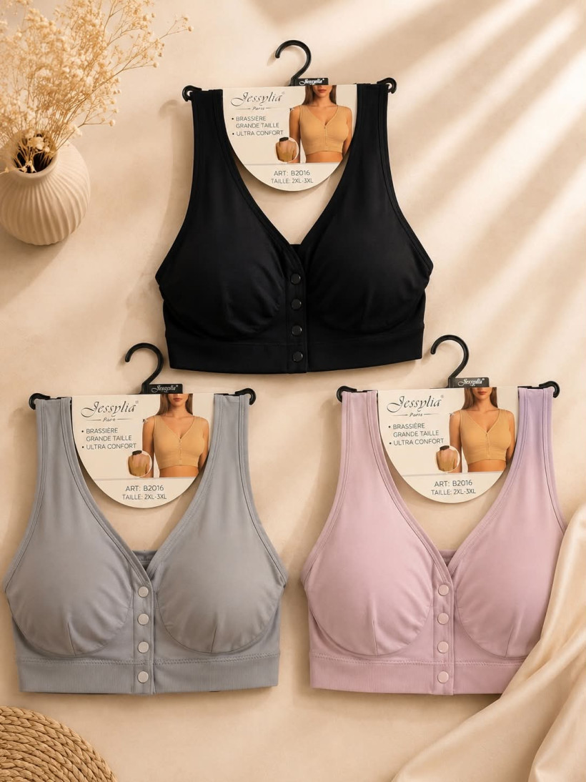 brassière à pression 
