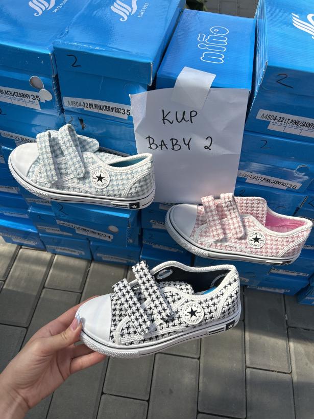 BABY 2 trampki dziecięce trzy kolory A2704-22