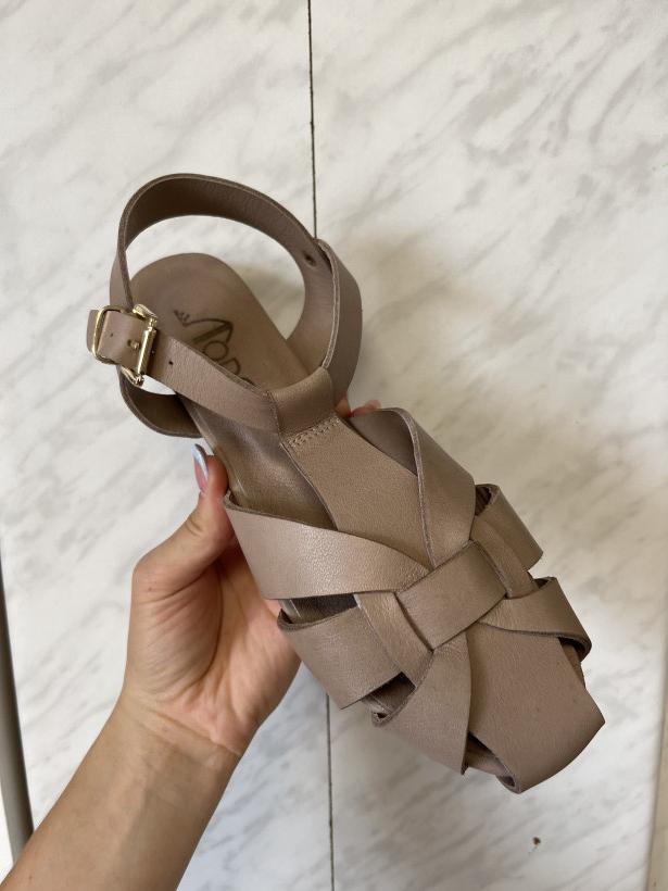 RZYMIANKA TAUPE modo sandał taupe