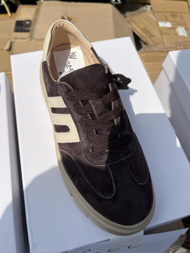 GEL 14 - brązowy adidas na grubszej podeszwie GETEL M-032 D.BROWN