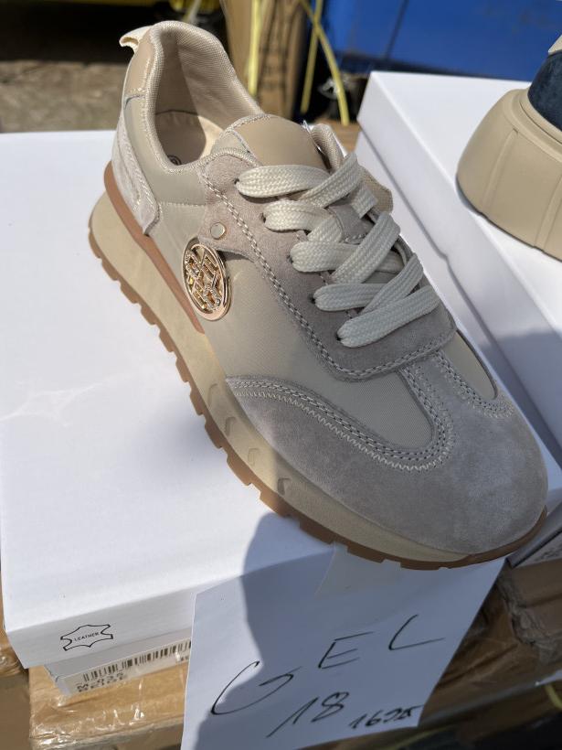 GEL 18 - beżowy adidas z złotym kołem GETEL M-035 BEIGE 