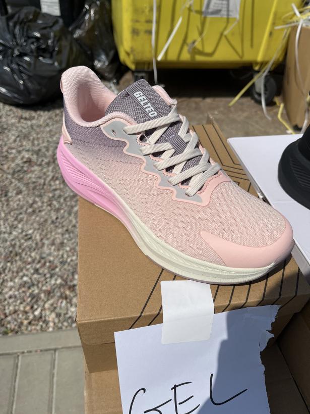 GEL 21  - różowy lekki siatkowany adidas ombre  T-2618  PINK